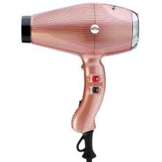 Secador de cabelo profissional Gamma Più Aria Dual Ionic Gold Rose 2200W com caixa quebrada