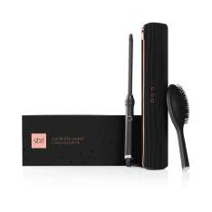Conjunto de presente GHD Curling Wand Modelador fino + escova edição limitada