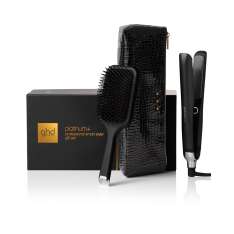 GHD Set de Regalo Platinum+ Styler Plancha de Pelo + Cepillo Paddle Brush + Estuche