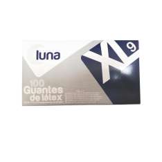 Luvas de látex com pó ambidestro não estéril XL 100 unidades