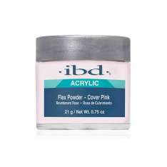 IBD Acrílico Flex Pó Tampa Rosa | Pó Acrílico Super Fino Rosa para Cobertura 21 gr.