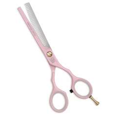 Tesoura profissional para escultura Jaguar Pre Style Ergo 28 rosa de 5,5''