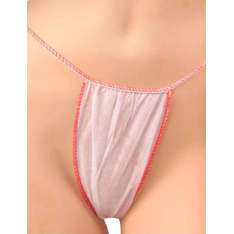 Tanga descartável feminina Klmed em caixa TST 100 unidades