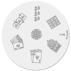 Placa de design de estampagem Konad nº. M48