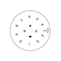 Placa de estampagem Konad Nail Art. Placa de decoração