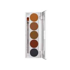 Paleta de sombras Kryolan 5 cores - Cairo
