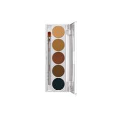 Paleta de Sombra Kryolan 5 Cores - Santiago