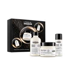 L’Oréal Professionnel Cofre Metal Detox Trío para Cabello Dañado y Teñido 300ml + 250ml + 100ml