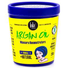 Máscara Reconstrutora Lola Cosmetics com Óleo de Argan para Cabelos Danificados 230g