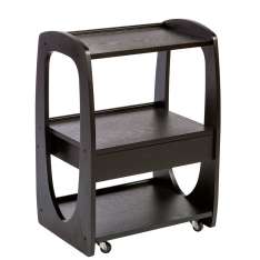 Mesa de spa estilo carrinho de madeira micro