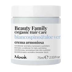 Condicionador relaxante Nook Beauty Family Cuidados com os cabelos orgânicos para uso diário 75ml