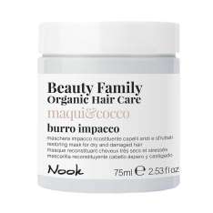 Máscara Nook Beauty Family de Cuidado do Cabelo Orgânico Revitalizante e Reparadora 75ml