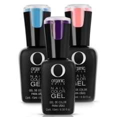 Unhas Orgânicas Gel Color Semi-Permanente Polonês Temp Colors Collection 15ml