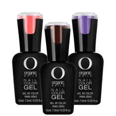 Unhas Orgânicas Gel Cor Semi-Permanente Polonês Temp Colors Coleção 7.5ml