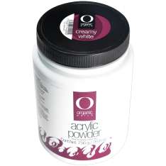 Organic Nails Pó Acrílico Sólido para Unhas Branco Cremoso 756g