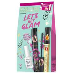 Pacote Lets Glam Mask + Serum para Cílios + Tratamento para Unhas