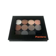 Paleta de sombras magnéticas Pankro Neutral 12 tons