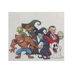 Aparador de cabelo infantil de monstros