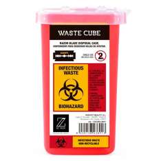 Recipiente de lâmina de barbear em cubo de resíduos de beleza perfeita