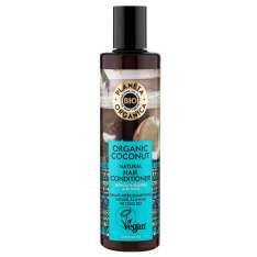 Planeta Organica 100% Vegan Organic Coconut Condicionador de Cabelo Natural | Condicionador de cabelo 280ml