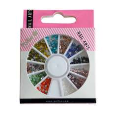 Pacote de pérolas decorativas Pollie Nail Art 600 unidades