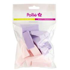 Esponjas de maquiagem sortidas Pollié 12uds