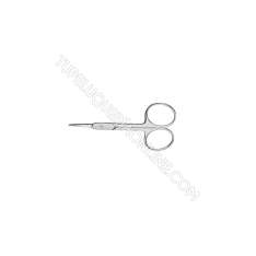 Tesoura Pollié Manicure Pele Curva Ponta Fina