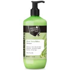 Shampoo Hidratante Real Natura Aloe Vera Hydra para Cabelos Fracos 500ml
