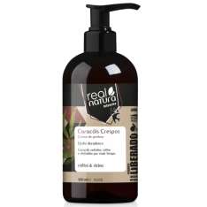 Real Natura Caracóis Crespos Creme Modelador para Cachos e Cabelos Ondulados 500ml