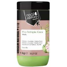 Real Natura Pro Nutrição Máscara de Coco Nutritiva e Suavizante para Cabelos Secos 1000ml