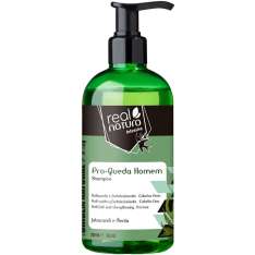 Real Natura Pro-Queda Homem Shampoo Antiqueda Masculino 300ml
