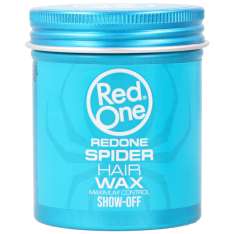 Cera de cabelo Red One Spider Cera fibrosa azul fosca fixação forte para cabelo 100ml