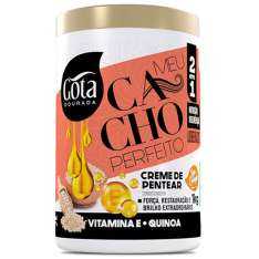 Salon Line Gota Dourada Creme Modelador para Cachos com Vitamina E e Quinoa 1KG