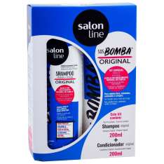 Salon Line Kit Bomba Shampoo e Condicionador Revitalizante com Crescimento Acelerado 2x200ml