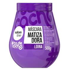 Salon Line Máscara Hidratante e Matificante para Cabelos Loiros 500GR