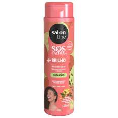 Salon Line Shampoo SOS + Brilho Para Cabelos Cacheados 300ml