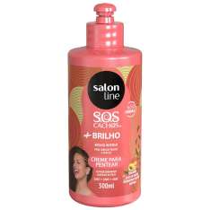Salon Line SOS Creme Modelador + Brilho Para Cabelos Cacheados 300ml