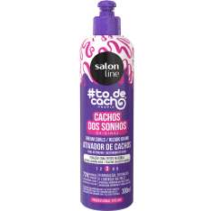 Salon Line To De Cacho Ativador de Cachos Amadeirado Frutado 72h 300ml