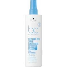 Schwarzkopf BC Bonacure Hyaluronic Moisture Kick Spray Condicionador com Care Boost Complex Cabelo Seco 400ml