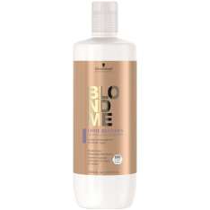 Schwarzkopf Blondme Cool Blondes Shampoo Neutralizante Para Cabelo Loiro Frio 1000ml