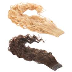 Extensões de cabelo cacheado Seiseta com queratina 40/45cm