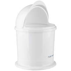 Sibel Mini White Bin