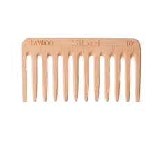 Pente antiestático Sibel da Bamboo | Bambu - 10,2 cm.