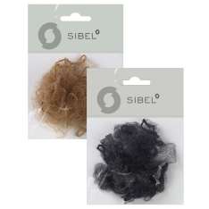 Sibel Redecillas Invisibles de Malla Fina Para el Cabello con Elástico Negras 2 uds