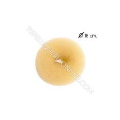 Sibel Stuffed Hair XXL Chignon Blonde 18 cm.