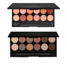 Paleta de sombras com maquiagem elegante 12 pêssego perfeito