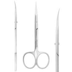 Tesoura de gancho para canhotos Staleks Expert 51 para cutículas tipo 3