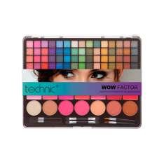 Fator Technic Wow | Paleta de maquiagem para olhos, lábios e rosto grandes