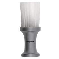 Pincel de talco prateado profissional Termix
