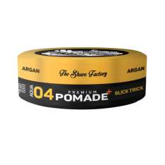 The Shave Factory 04 Pomada de Fixação Forte Premium com Óleo de Argan para Cabelo 150ml